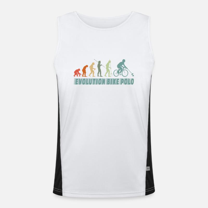 Vélo Cyclisme Polo Cycliste Vélo Evolution Débardeur respirant contrasté Homme 