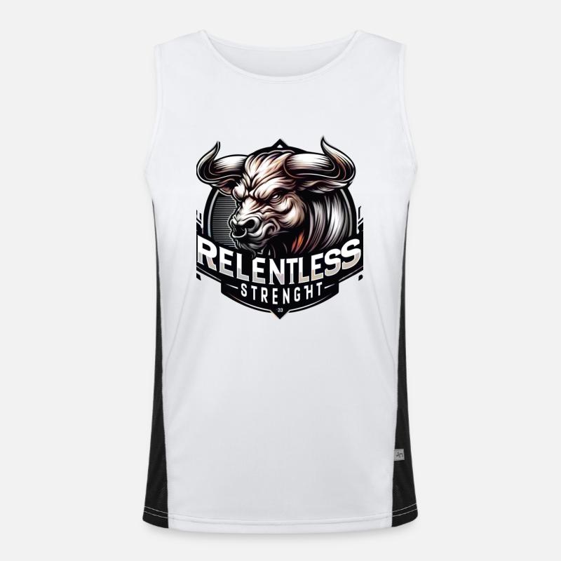 Relentless Strength Funktionelles Kontrast-Tank Top für Männer 