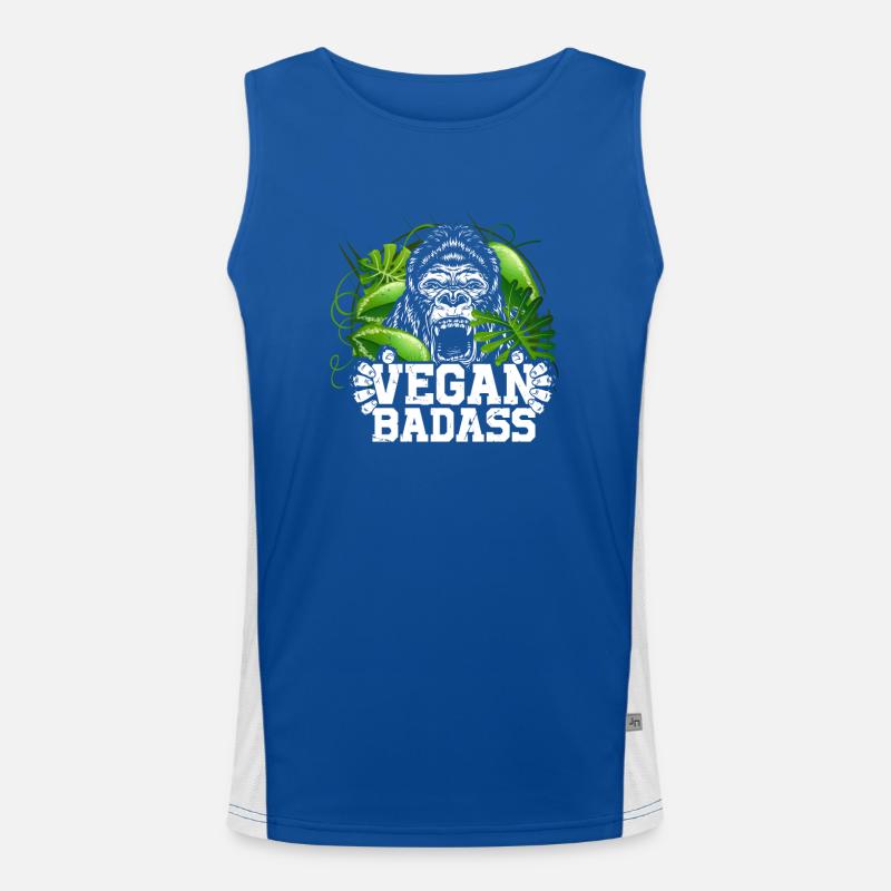 Vegan Badass Men's Functional Contrast Tank Top 