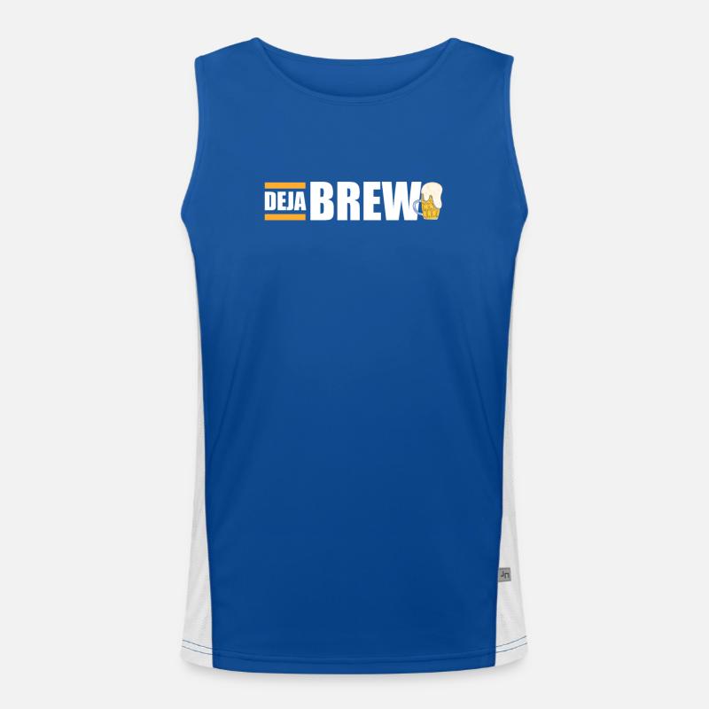 Deja-bräu Débardeur respirant contrasté Homme 