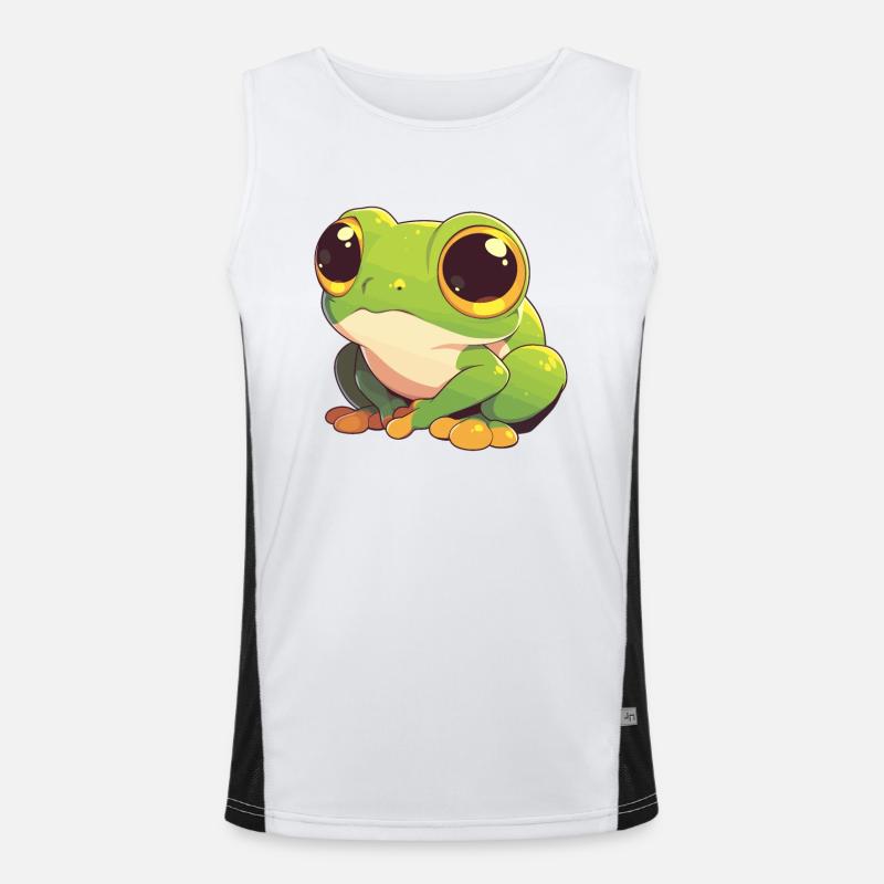 Tree Frog Baumfrösche Baumfrosch Funktionelles Kontrast-Tank Top für Männer 