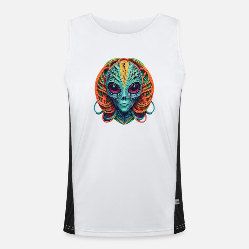 Alien Funktionelles Kontrast-Tank Top für Männer 