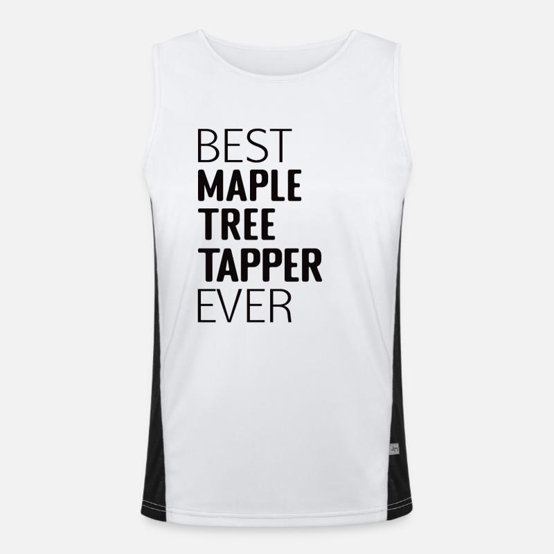 Meilleur érable d’érable d’entaillage Maple Leaf Débardeur respirant contrasté Homme 