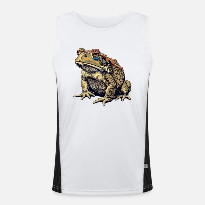 Toad Toads Toad - Men's Functional Contrast Tank Top  - white/black