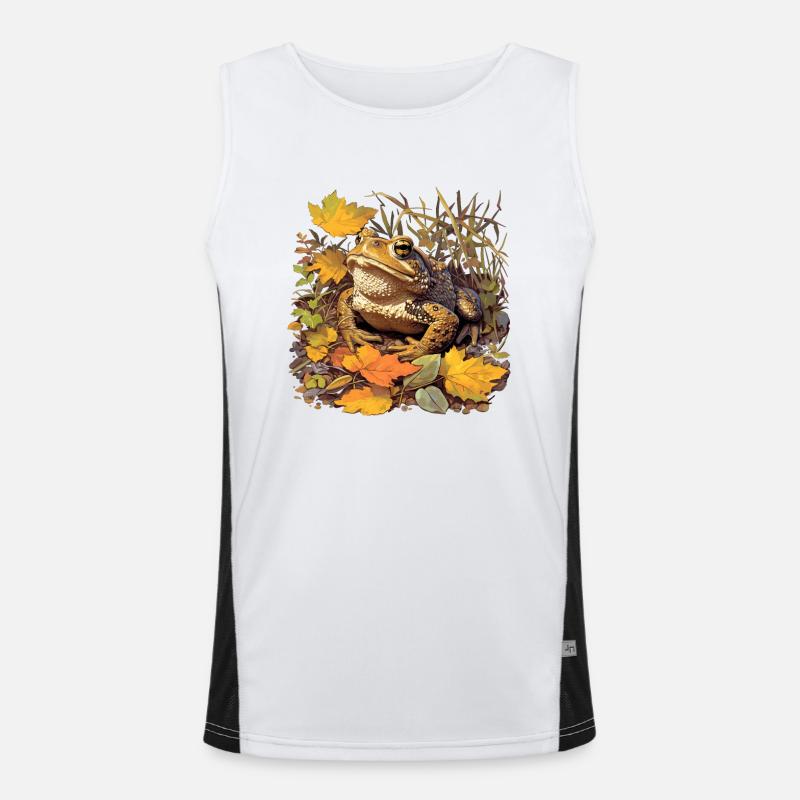 Toad Kröten Kröte Funktionelles Kontrast-Tank Top für Männer 