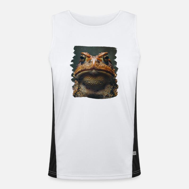 Toad Toads Toad - Men's Functional Contrast Tank Top  - white/black