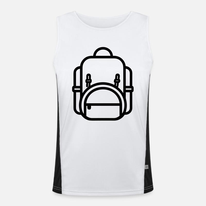 Rucksack Funktionelles Kontrast-Tank Top für Männer 
