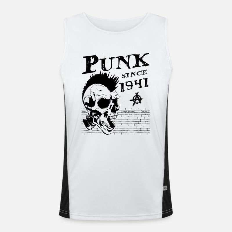 Punks Not Dead, punk depuis 1941, 83 ans et Débardeur respirant contrasté Homme 
