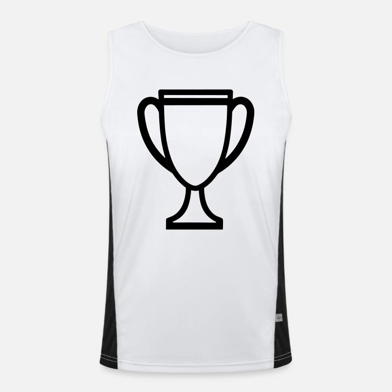 Trophäe Funktionelles Kontrast-Tank Top für Männer 