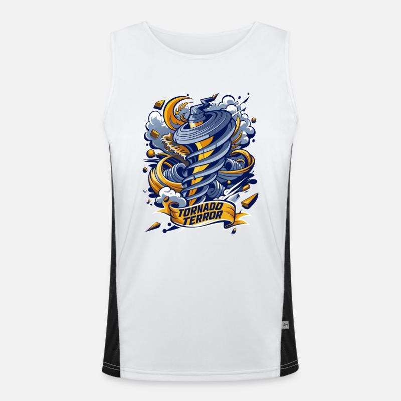 TORNADO TERROR Men's Functional Contrast Tank Top 