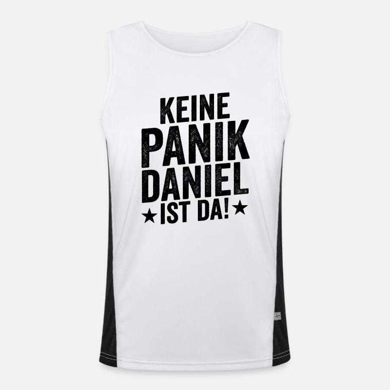 First name Daniel Men's Functional Contrast Tank Top 
