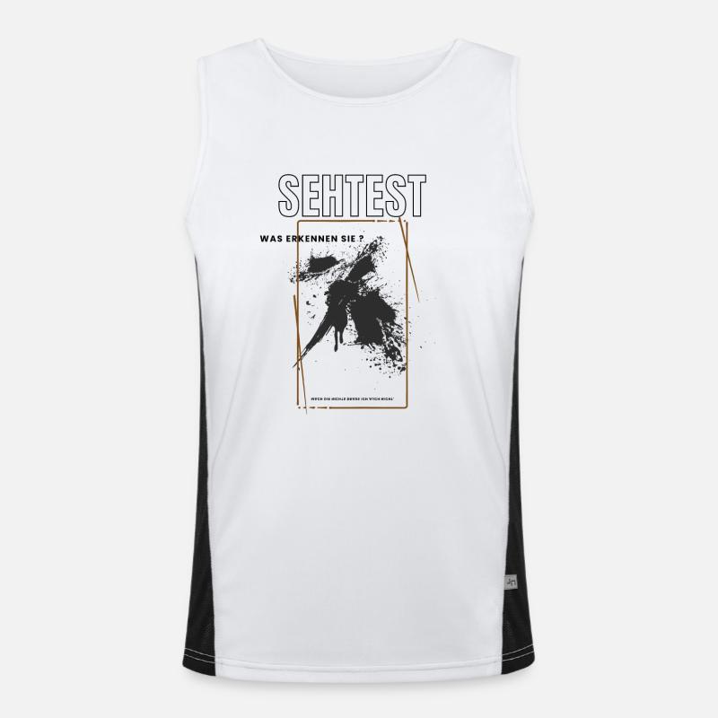 Eye test Men's Functional Contrast Tank Top 