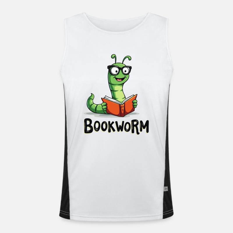 BOOKWORM Men's Functional Contrast Tank Top 