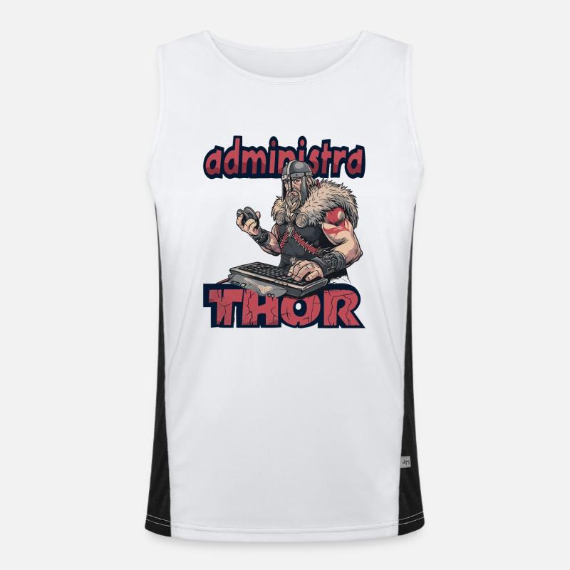 Viking Databaseadministra-thor Nerdy Débardeur respirant contrasté Homme 