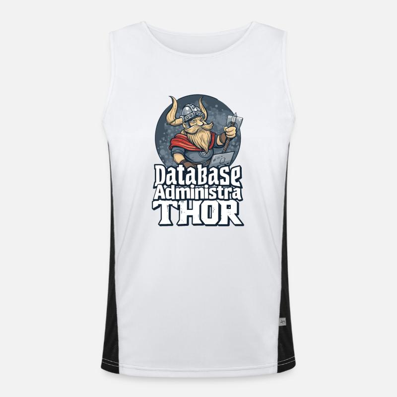 Viking Databaseadministra-thor Nerdy Débardeur respirant contrasté Homme 