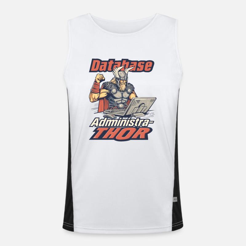 Viking Databaseadministra-thor Nerdy Débardeur respirant contrasté Homme 
