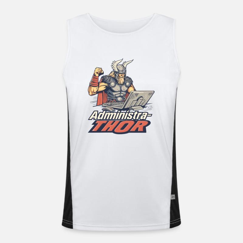 Viking Databaseadministra-thor Nerdy Débardeur respirant contrasté Homme 