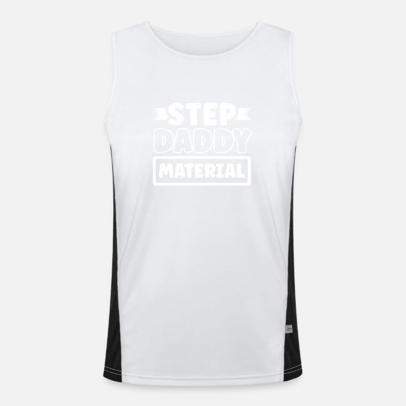 Step Daddy Material Men's Functional Contrast Tank Top 