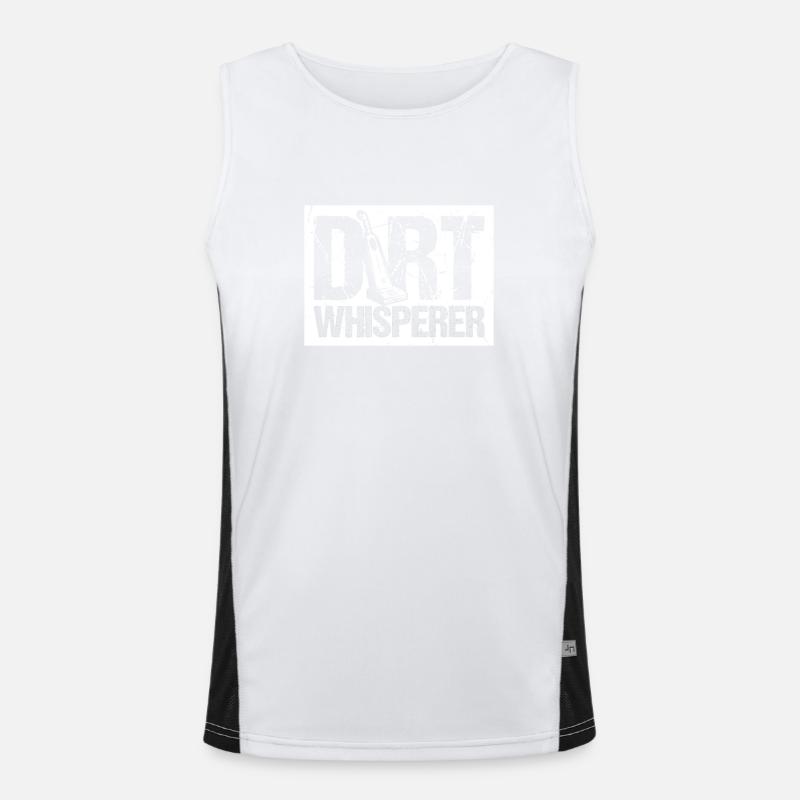 Dirt Whisperer Men's Functional Contrast Tank Top 
