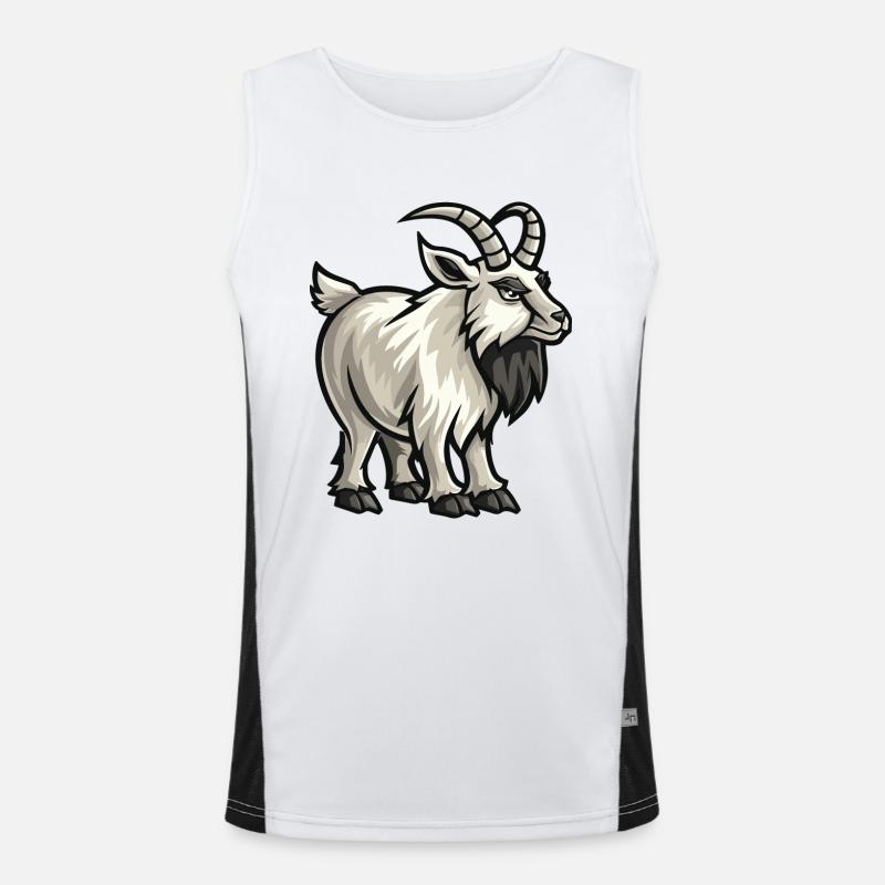 steinbock Funktionelles Kontrast-Tank Top für Männer 