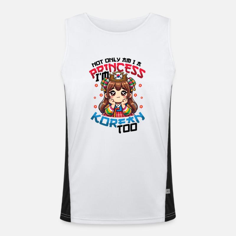 Filles Origine coréenne Corée du Sud Débardeur respirant contrasté Homme 