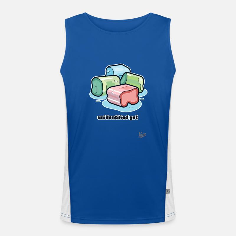 Unknown chewing gum object Men's Functional Contrast Tank Top 