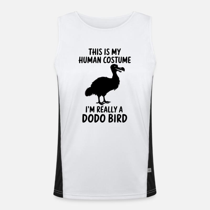 Dodo Dire Dodo Oiseau Drôle Dodo Cadeau Débardeur respirant contrasté Homme 