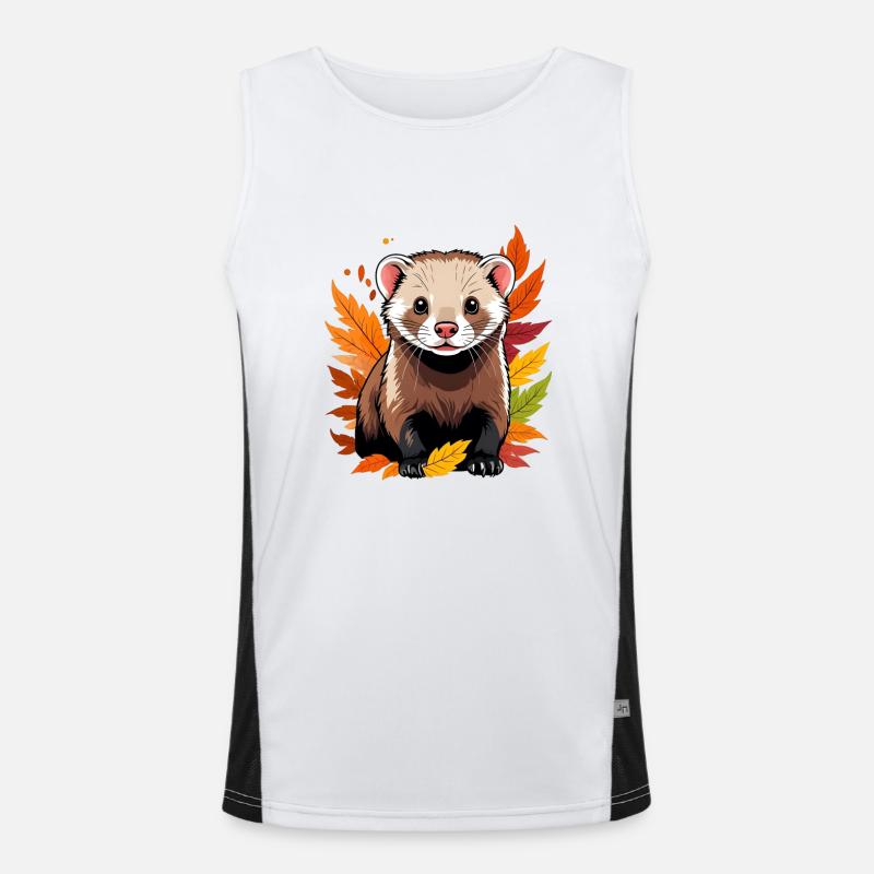 Furet mignon Débardeur respirant contrasté Homme 