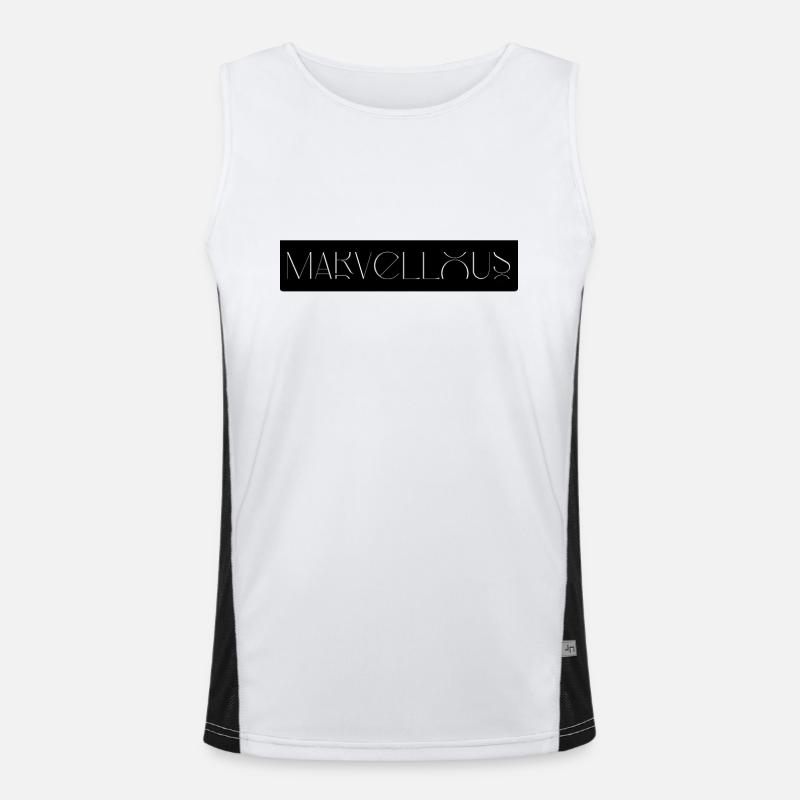 Wunderbar Funktionelles Kontrast-Tank Top für Männer 