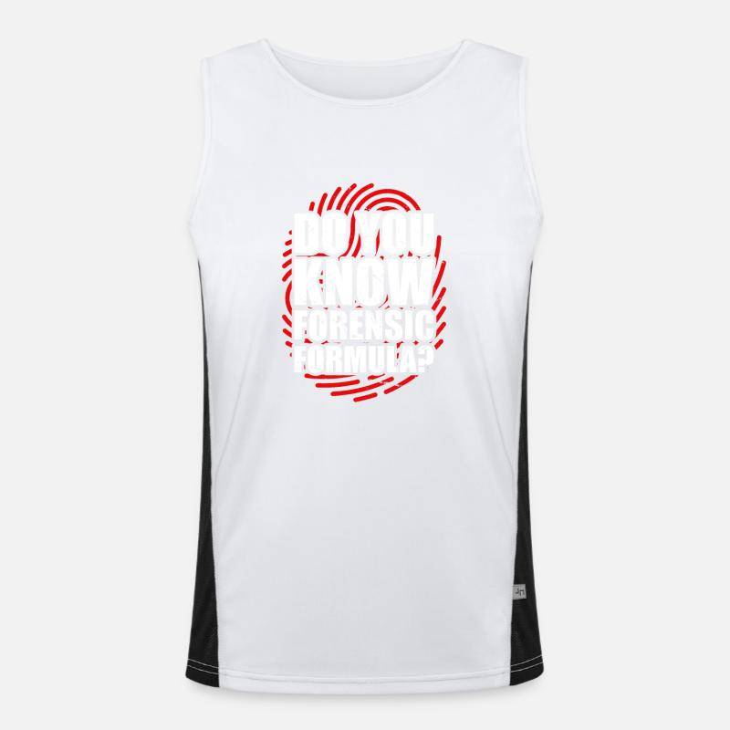 Know the Forensic Formula Men's Functional Contrast Tank Top 