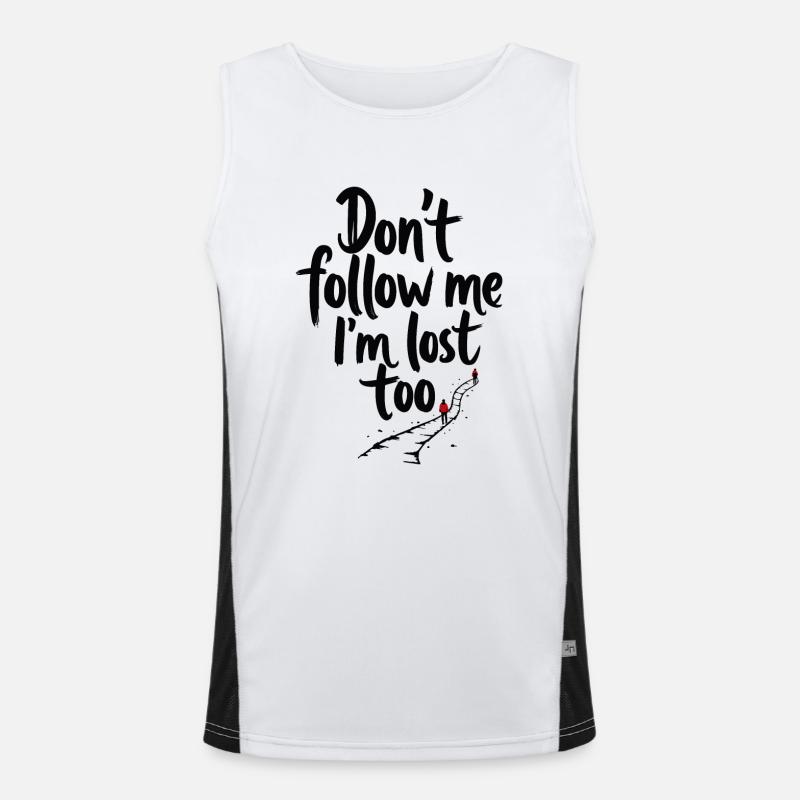 KURS-TREND Funktionelles Kontrast-Tank Top für Männer 