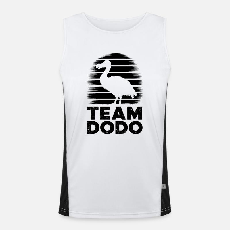 Dodo Spruch Dodo Vogel Lustiges Dodo Geschenk Funktionelles Kontrast-Tank Top für Männer 