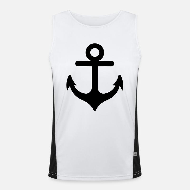 Anker Funktionel kontrast tanktop til herrer 