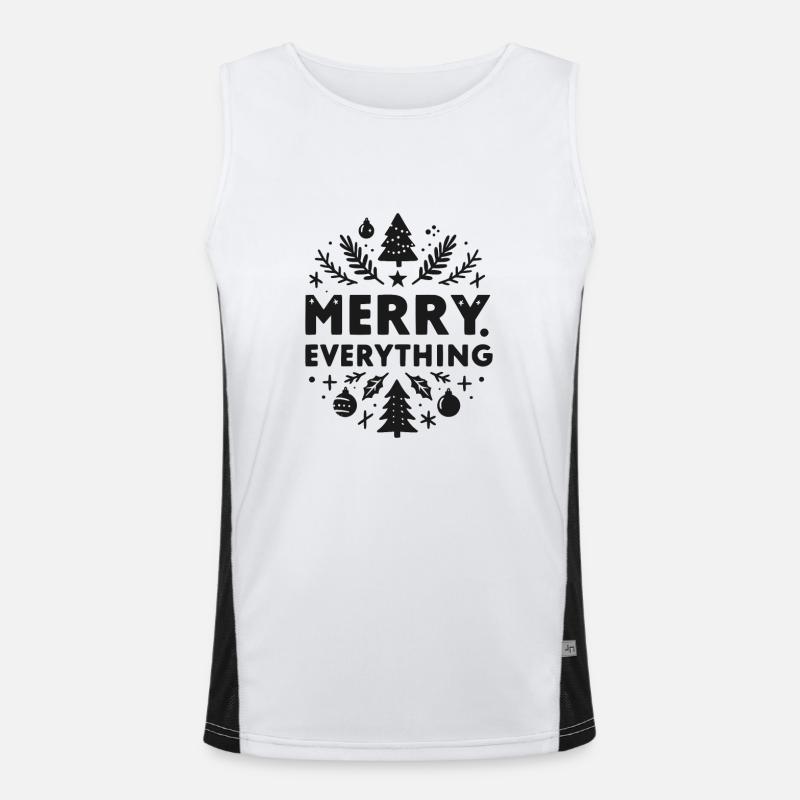 Merry Everything Men's Functional Contrast Tank Top 