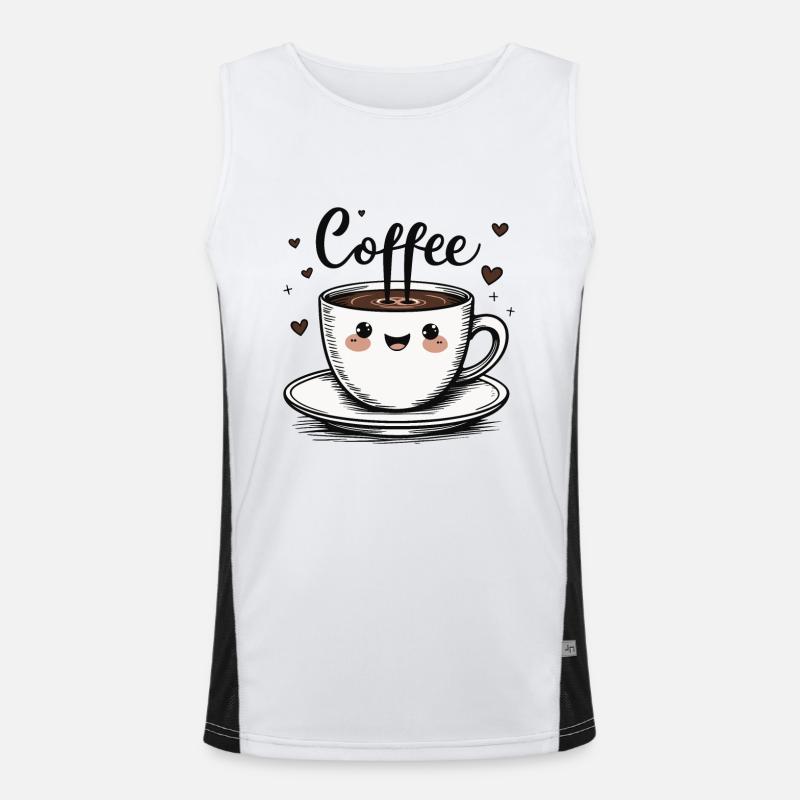 CAFÉ MIGNON Débardeur respirant contrasté Homme 