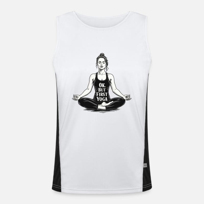 FEEL YOUR SELf Men's Functional Contrast Tank Top 