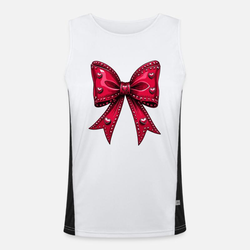 PINK HEART STUDS Men's Functional Contrast Tank Top 