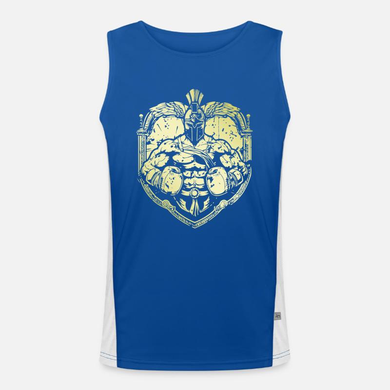 Spartaner Boxer Funktionelles Kontrast-Tank Top für Männer 