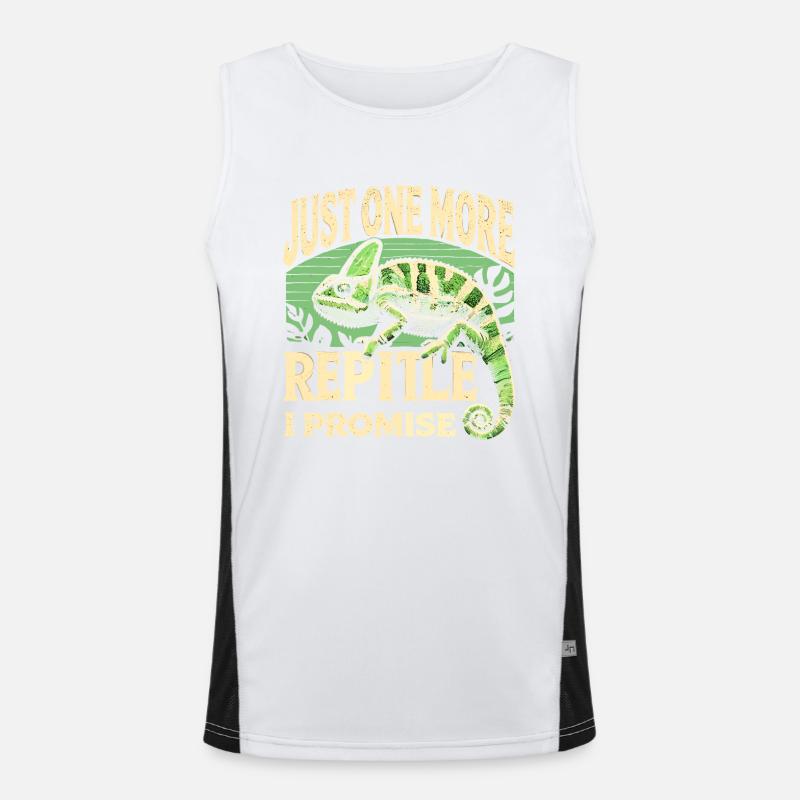 Nur noch ein Reptil, versprochen Funktionelles Kontrast-Tank Top für Männer 