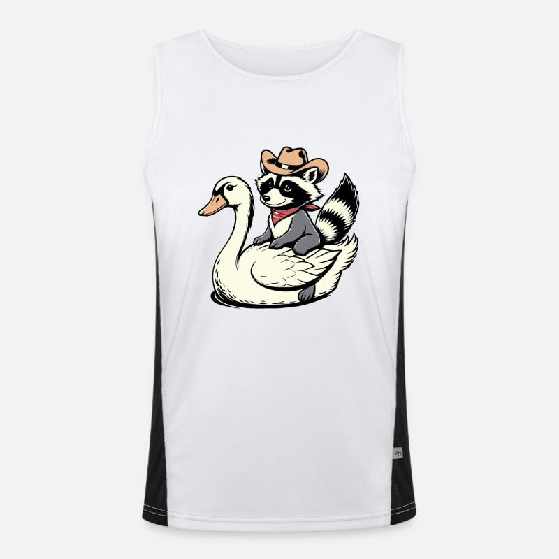 SÜSSER COWBOY Funktionelles Kontrast-Tank Top für Männer 