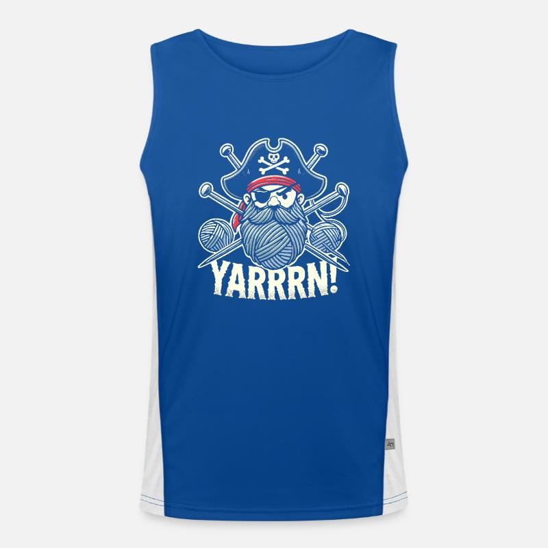 Yarrrrn Funktionelles Kontrast-Tank Top für Männer 