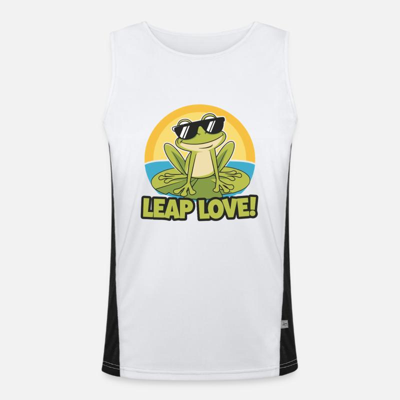 TOADS LEAP LOVE Men's Functional Contrast Tank Top 