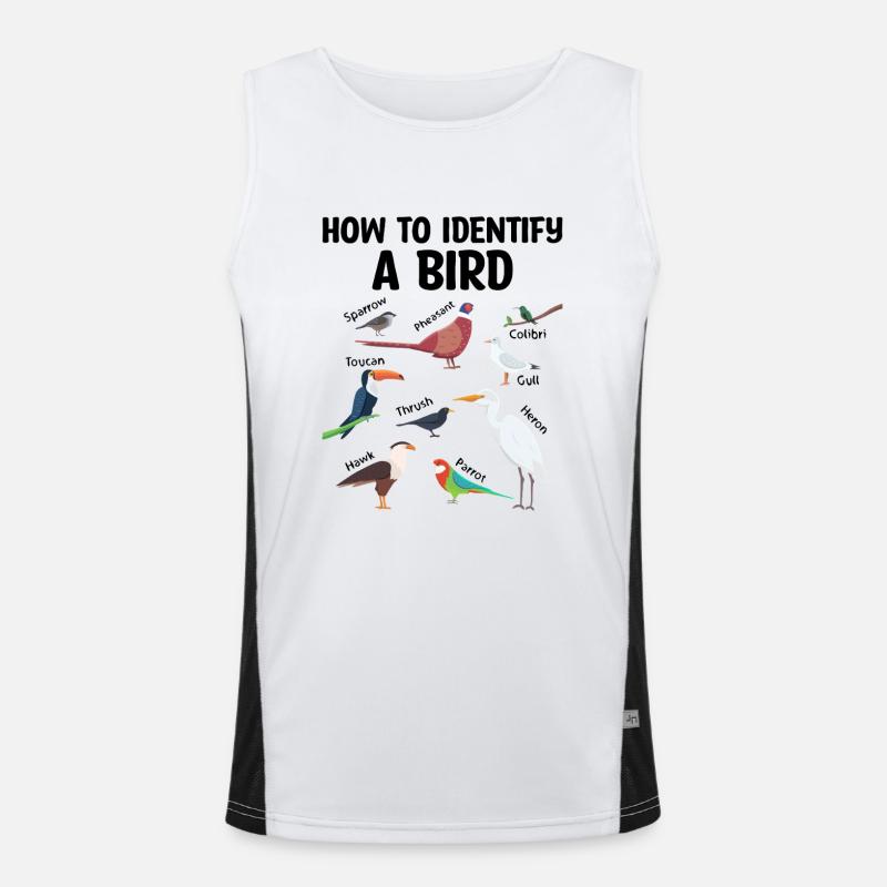 Comment identifier un ornithologue ornithologue Débardeur respirant contrasté Homme 