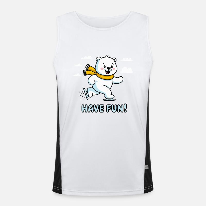 BEARS, HAVE FUN Men's Functional Contrast Tank Top 