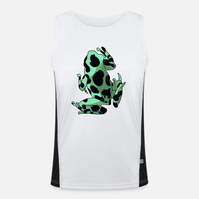 Frog & Toad - Men's Functional Contrast Tank Top  - white/black