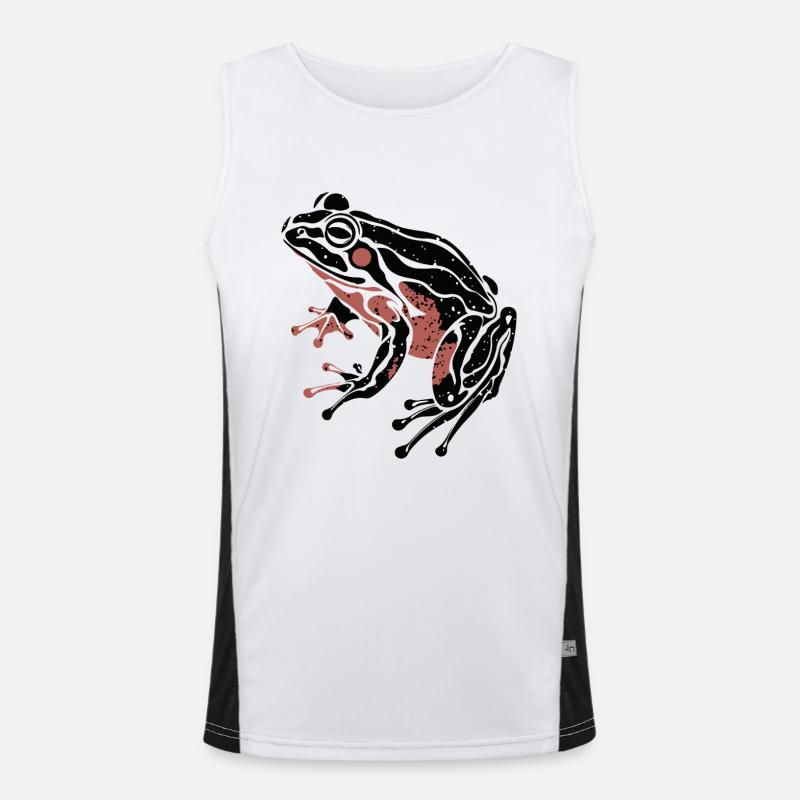 FROSCH Funktionelles Kontrast-Tank Top für Männer 