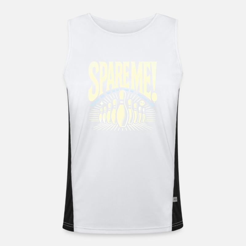 Verschont mich! Funktionelles Kontrast-Tank Top für Männer 