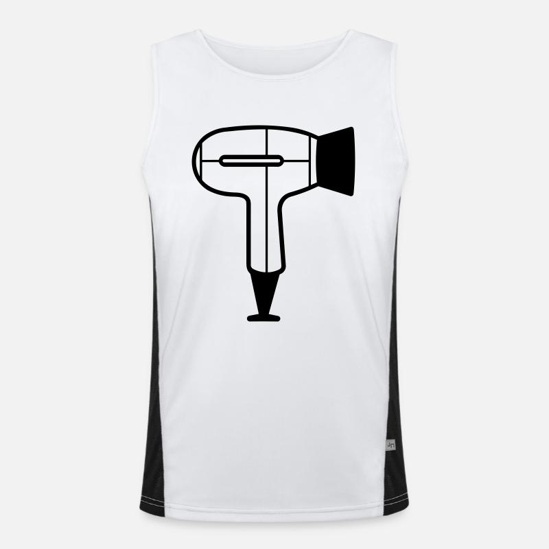 Seche cheveux Débardeur respirant contrasté Homme 