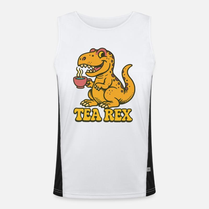 Tea Rex Men's Functional Contrast Tank Top 