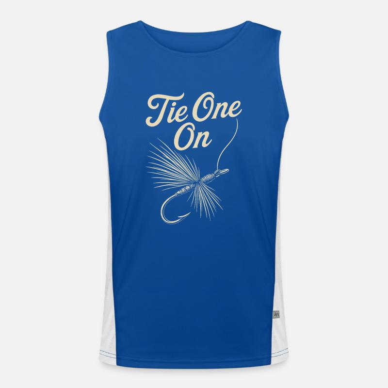 Binde einen an Funktionelles Kontrast-Tank Top für Männer 